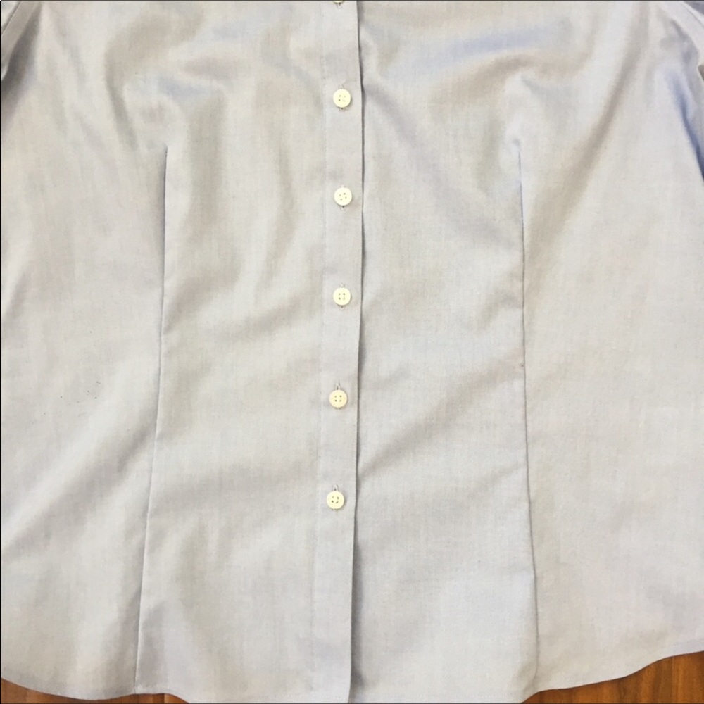 Ellen Tracy Button Down Blouse Size Large - image 4